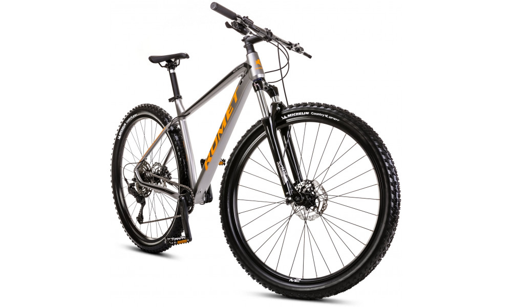 Bicycle Romet Mustang M2 CS 2024 graphite-orange - 1