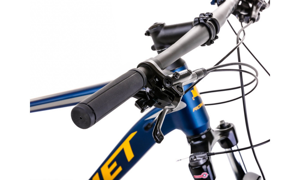 Bicycle Romet Mustang M3 CS 2024 dark blue-yellow - 4