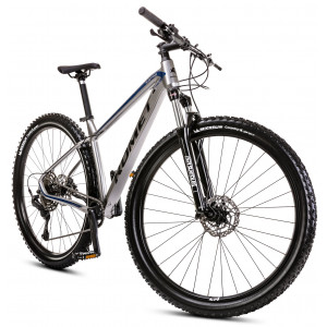 Bicycle Romet Mustang M4 CS 2024 silver-blue