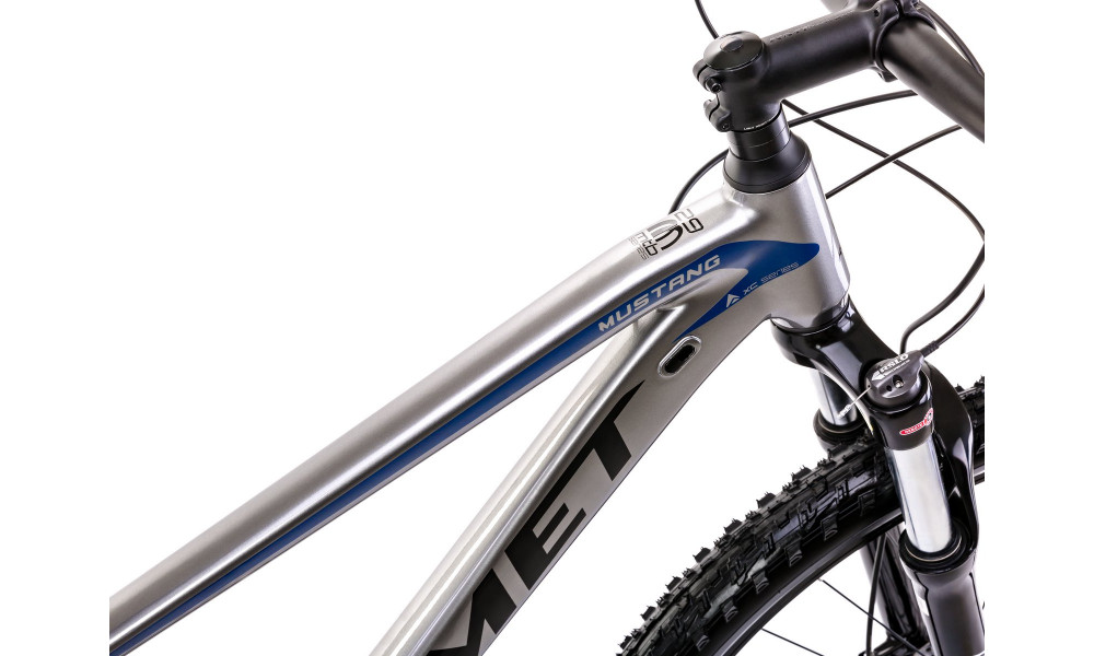 Bicycle Romet Mustang M4 CS 2024 silver-blue - 7