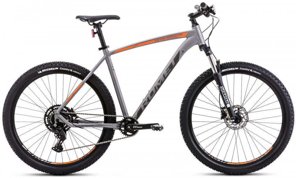 Bicycle Romet Rambler R7.3 CS 2024 graphite-orange - 1