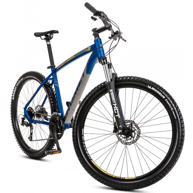 Bicycle Romet Rambler R7.3 2025 blue-yellow