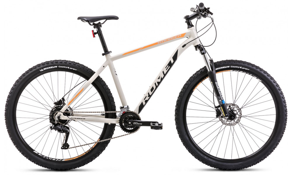 Bicycle Romet Rambler R9.2 CS 2024 grey-black-orange 