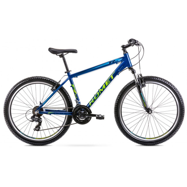 Bicycle Romet Rambler R6.0 26" 2022 blue-yellow