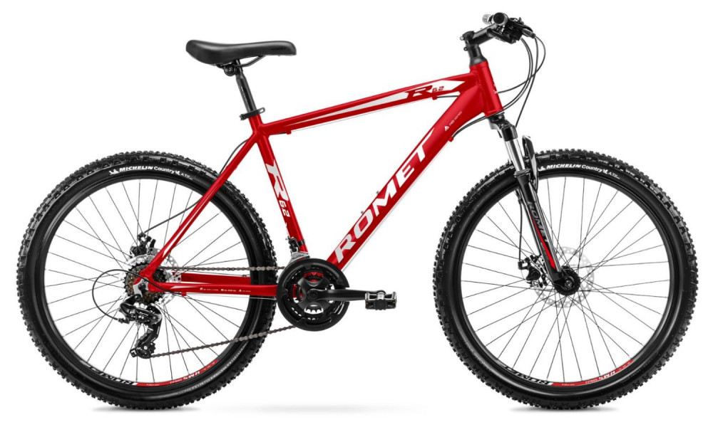 Bicycle Romet Rambler R6.2 26" 2022 red-white - 1