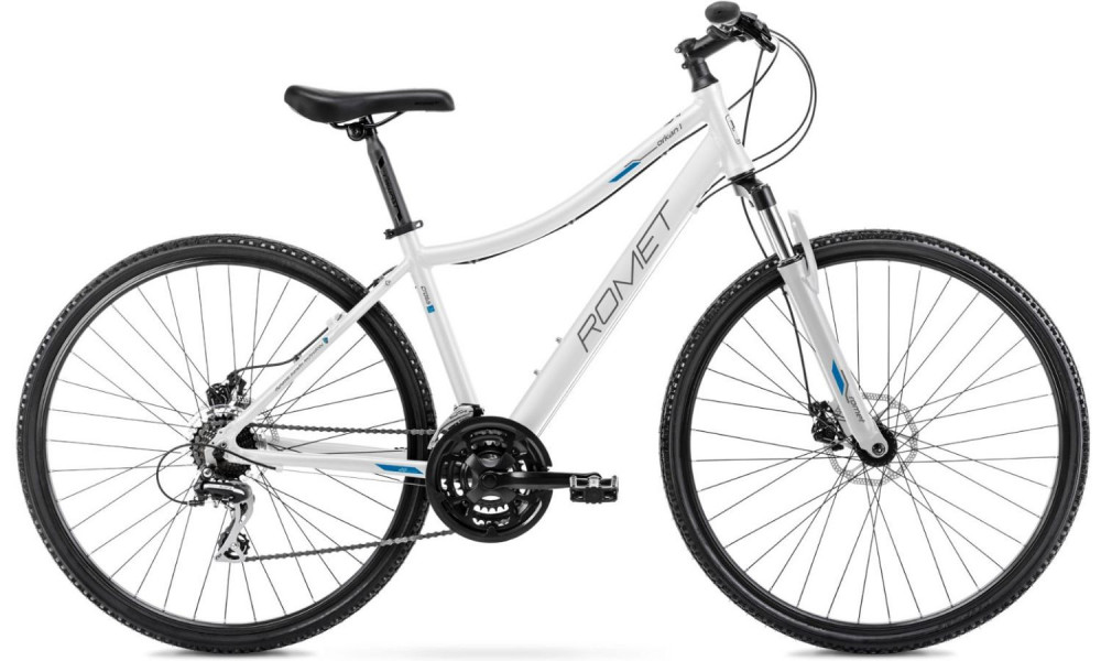 Bicycle Romet Orkan 1 D 28" 2022 white-blue 
