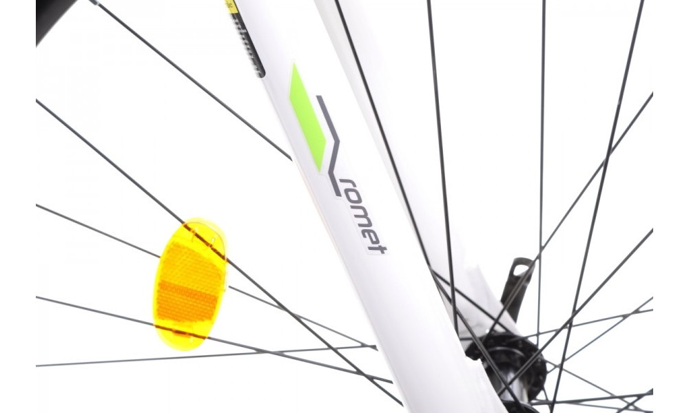 Bicycle Romet Orkan 2 D 28" 2022 white-green - 14