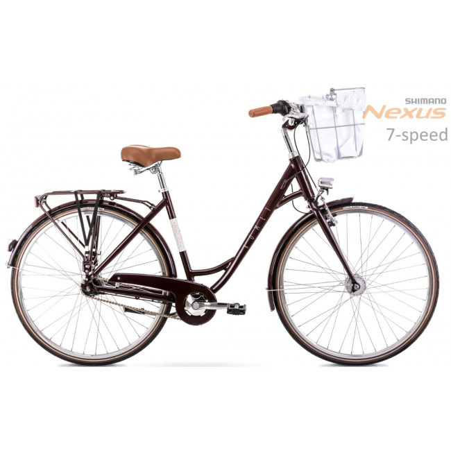 Bicycle Romet Pop Art Lux 28" 2022 bordo mat
