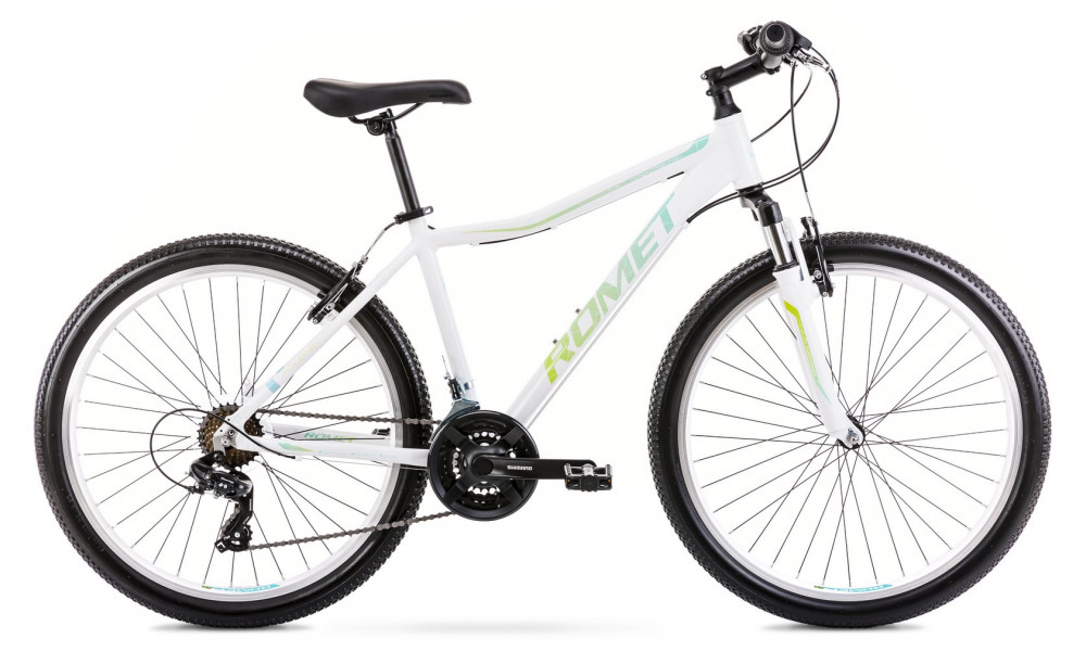 Bicycle Romet Jolene 6.0 2025 white-blue-green - 1