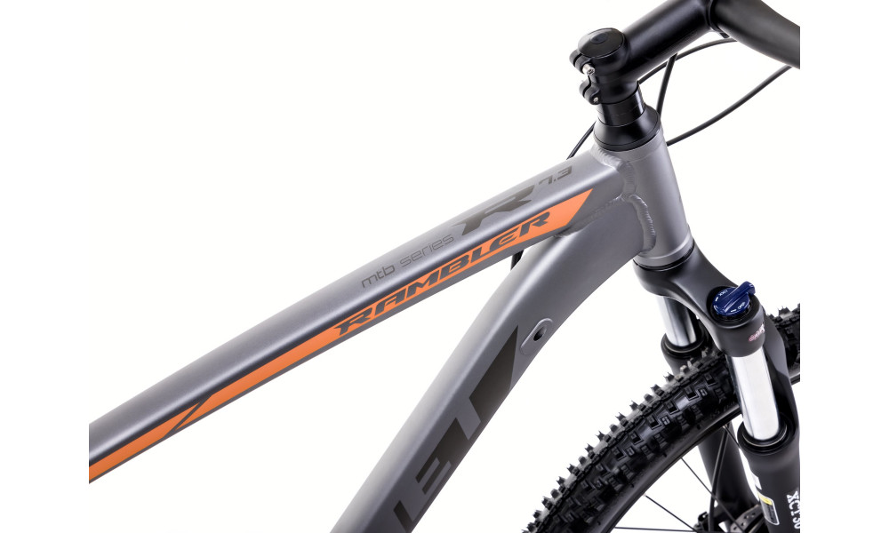 Велосипед Romet Rambler R7.3 CS 2024 graphite-orange - 7