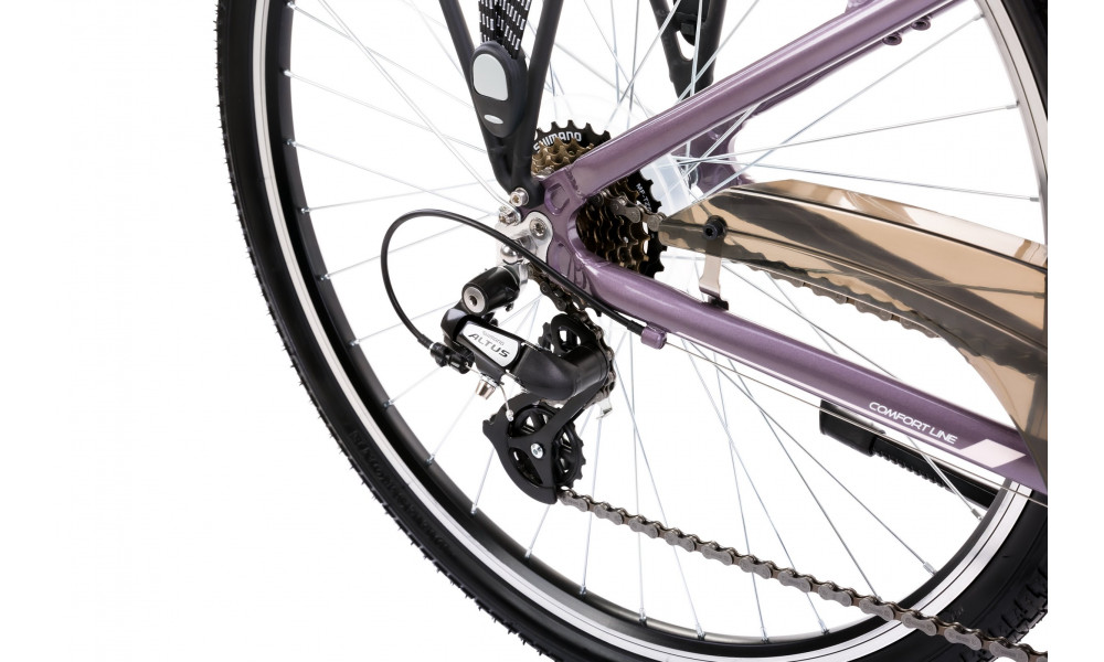 Bicycle Romet Gazela 26 1 2025 violet-pink - 3