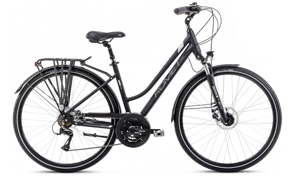 Bicycle Romet Gazela 4 2025 black-grey - 1