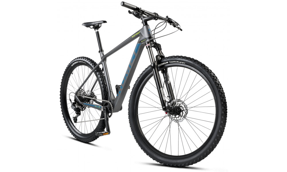 Bicycle Romet Mustang EVO 2 CS 2024 graphite-dark blue - 1