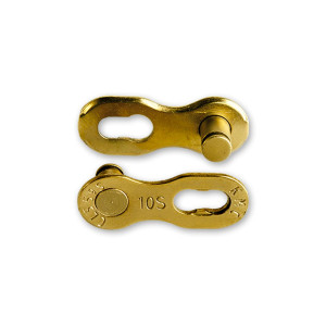 Chain connector KMC MissingLink 10R Ti-N Gold (2 pcs.)