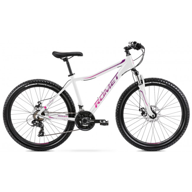 Bicycle Romet Jolene 6.2 2024 white-pink-violet