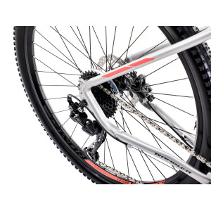 Bicycle Romet Rambler R7.4 2024 silver-red-graphite