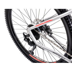 Bicycle Romet Rambler R7.4 2025 silver-red-graphite