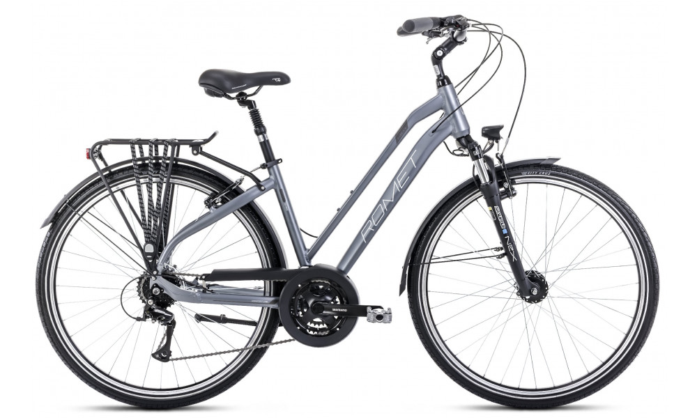 Bicycle Romet Gazela 5 2025 silver-grey 