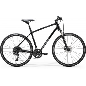 Велосипед Merida Crossway 300 III2 glossy black(silver)