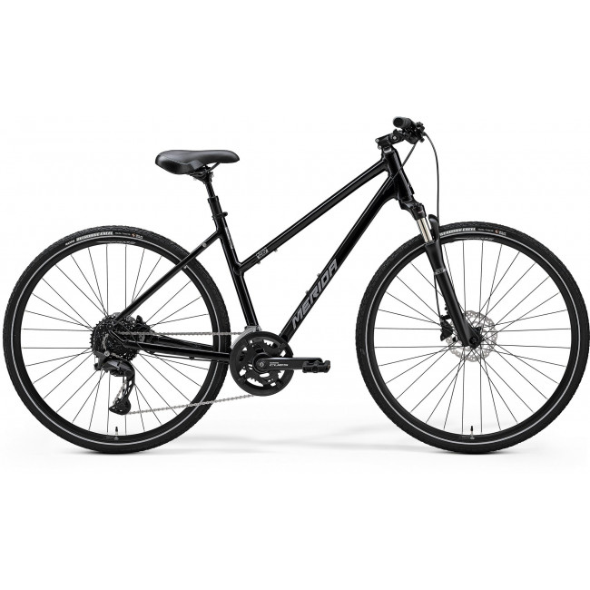 Bicycle Merida Crossway 300 III2 Lady glossy black(silver)