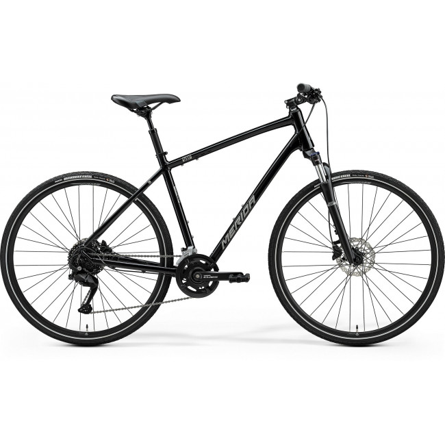 Велосипед Merida Crossway 100 III2 glossy black(silver)