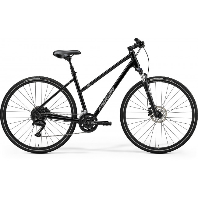Bicycle Merida Crossway 100 III2 Lady glossy black(silver)