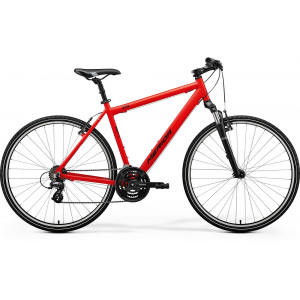 Bicycle Merida Crossway 10-V I1 matt race red(black)