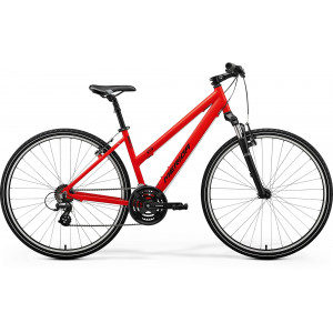 Bicycle Merida Crossway 10-V I1 Lady matt race red(black)
