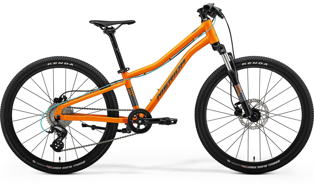 Велосипед Merida Matts J. 24 I2 silk orange(steel blue-gry) 