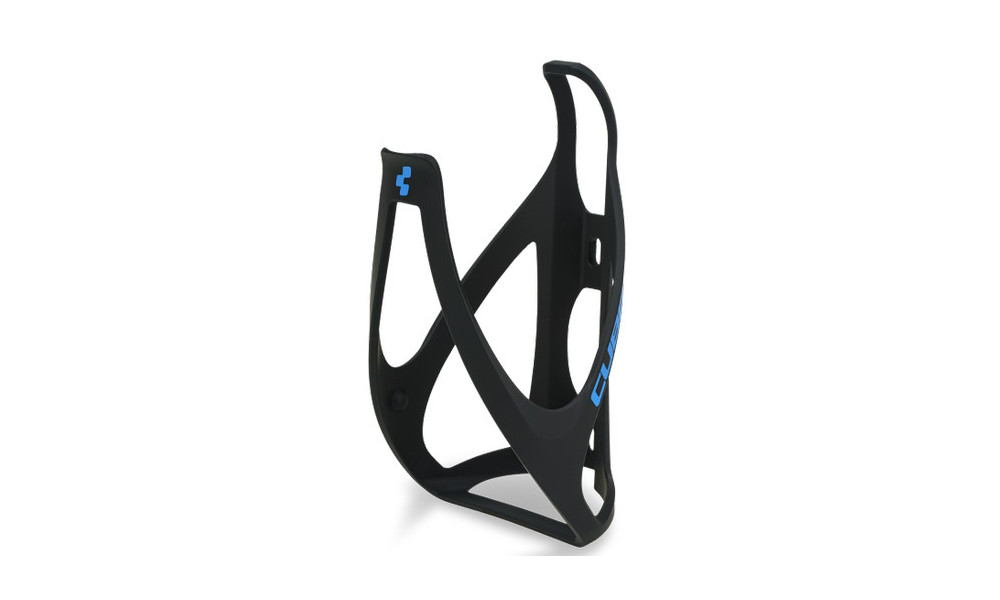 Bottle cage Cube HPP matt black'n'blue 