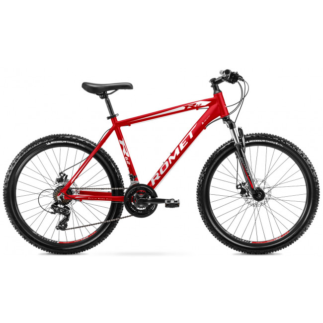 Bicycle Romet Rambler R6.2 2025 red-white-grey