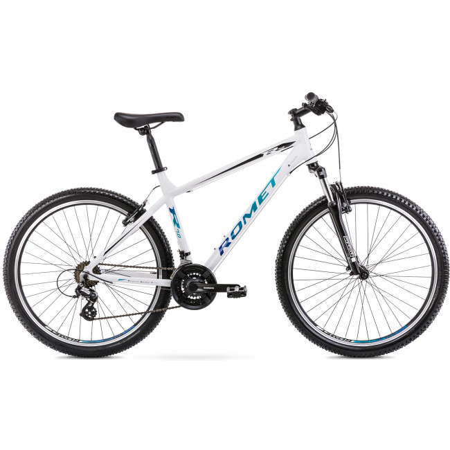 Велосипед Romet Rambler R7.0 LTD 2024 white-black-blue