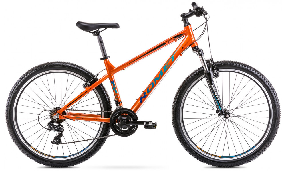 Велосипед Romet Rambler R7.0 LTD 2025 orange-blue-black 