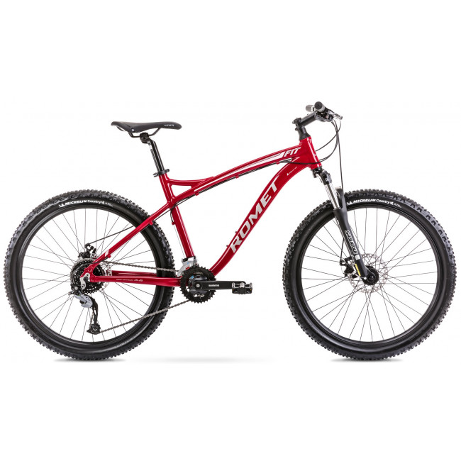 Bicycle Romet Rambler FIT 26 2025 cherry-silver