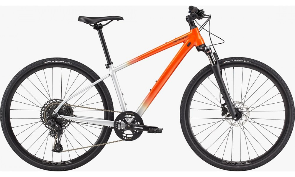 Bicycle Cannondale Quick CX 1 Womens saber orange-fine silver - 1