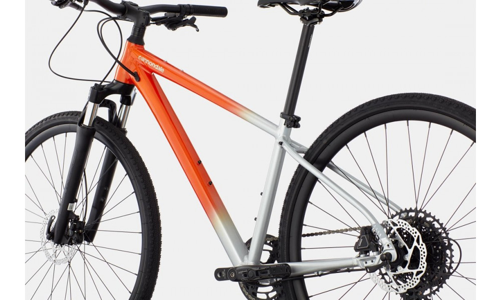 Велосипед Cannondale Quick CX 1 Womens saber orange-fine silver - 3