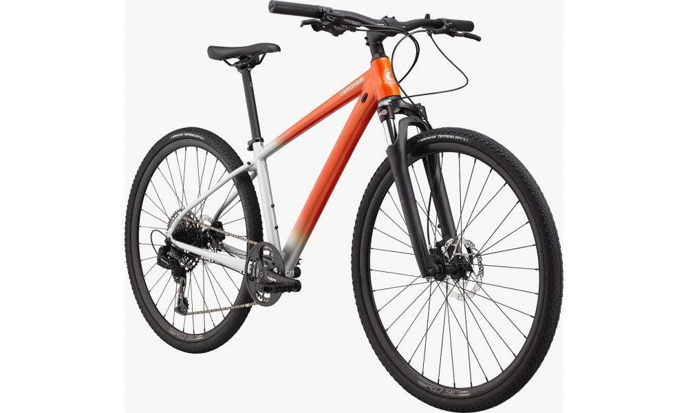 Велосипед Cannondale Quick CX 1 Womens saber orange-fine silver - 6