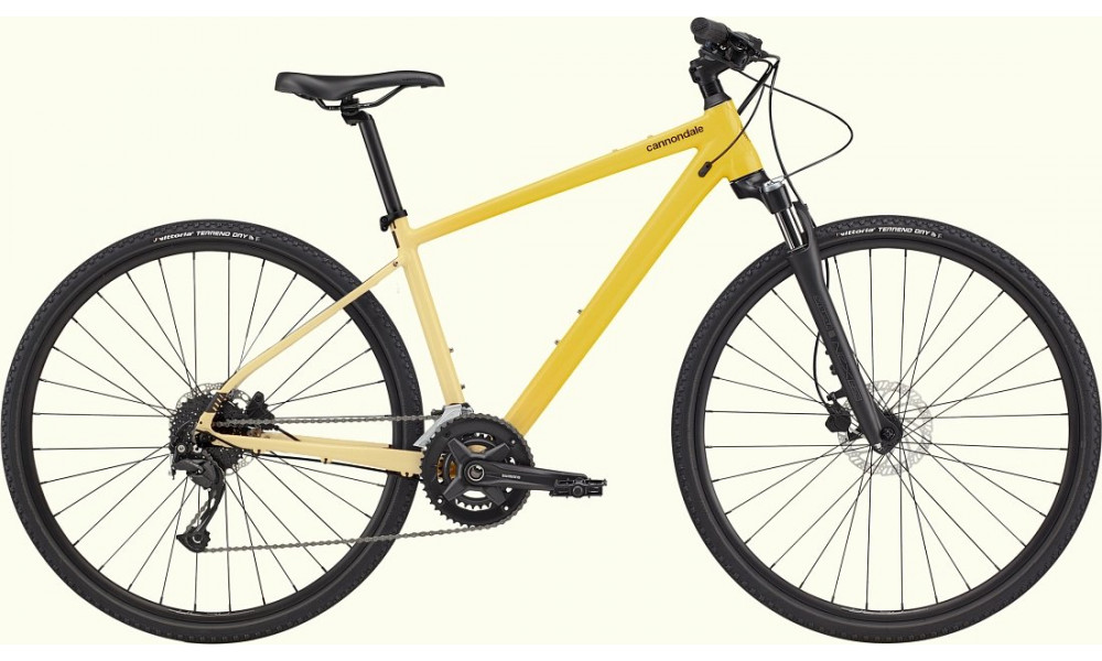 Bicycle Cannondale Quick CX 2 Womens laguna yellow-butter 