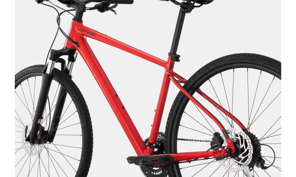 Bicycle Cannondale Quick CX 3 rally red - 3