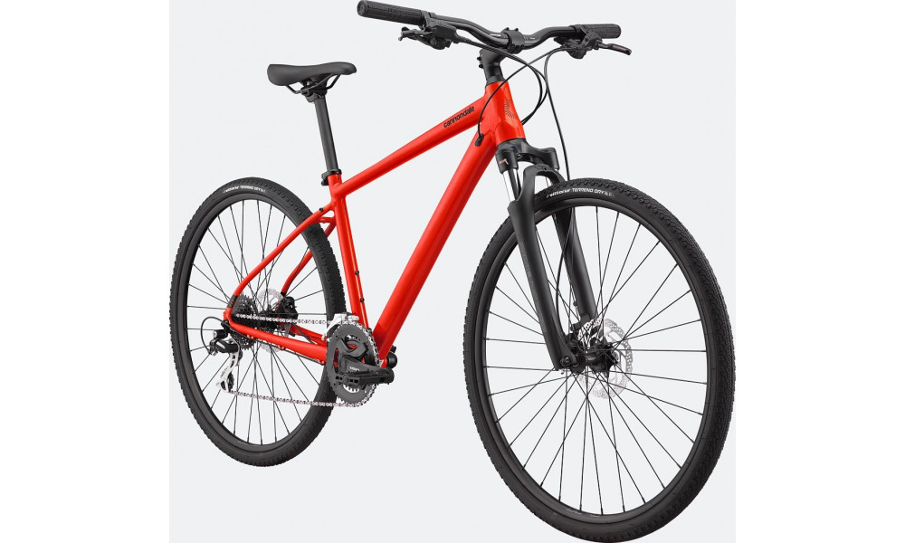 Bicycle Cannondale Quick CX 3 rally red - 6