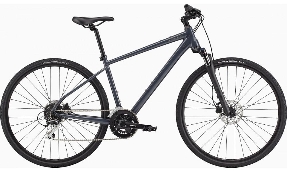 Bicycle Cannondale Quick CX 3 slate gray-alpine blue - 1