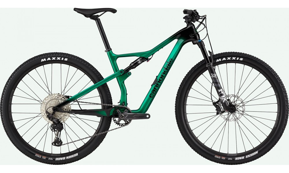 Велосипед Cannondale Scalpel 29" Carbon 4 jungle green-jet black - 1