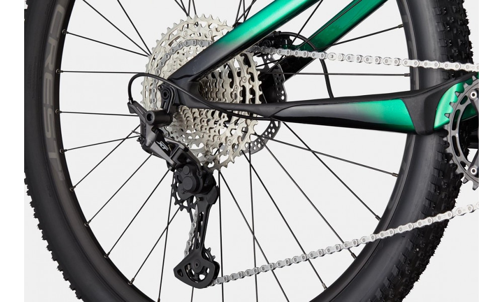 Велосипед Cannondale Scalpel 29" Carbon 4 jungle green-jet black - 5