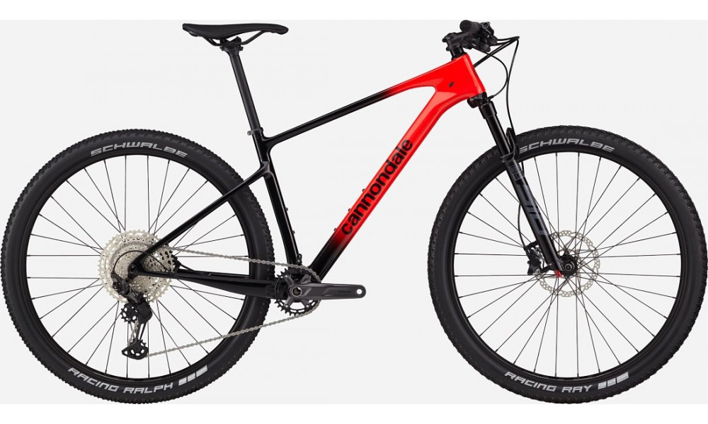 Bicycle Cannondale Scalpel 29" HT Carbon 4 acid red - 1