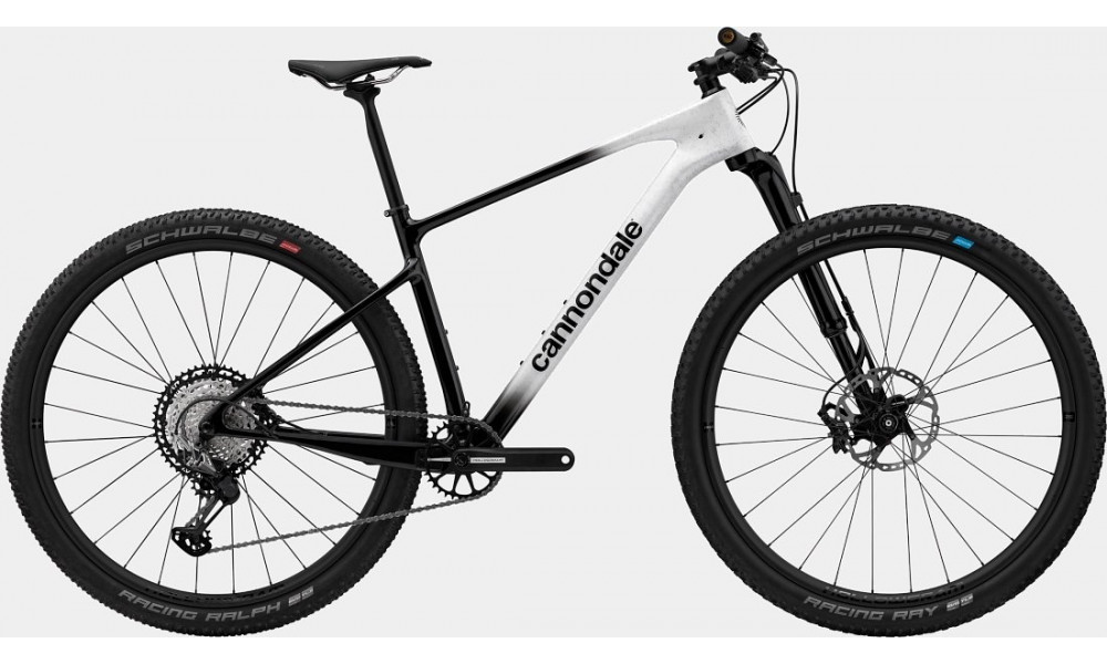 Bicycle Cannondale Scalpel 29" HT Hi-Mod 1 cashmere white-jet black splatter - 1