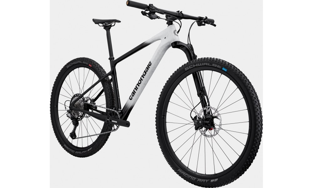 Bicycle Cannondale Scalpel 29" HT Hi-Mod 1 cashmere white-jet black splatter - 7