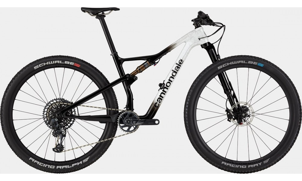 Велосипед Cannondale Scalpel 29" Hi-Mod 1 cashmere white-jet black splatter - 1