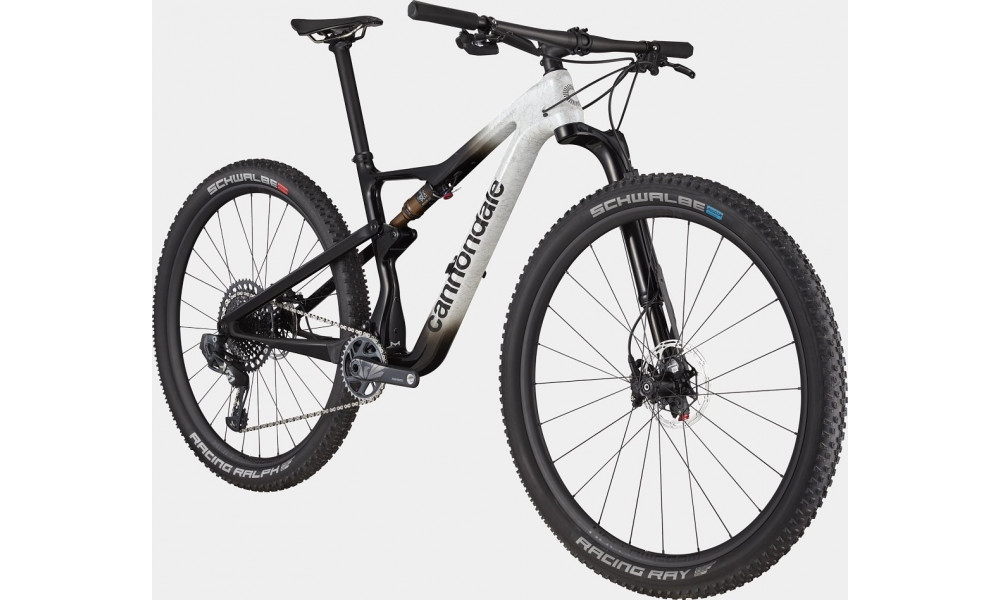 Bicycle Cannondale Scalpel 29" Hi-Mod 1 cashmere white-jet black splatter - 7