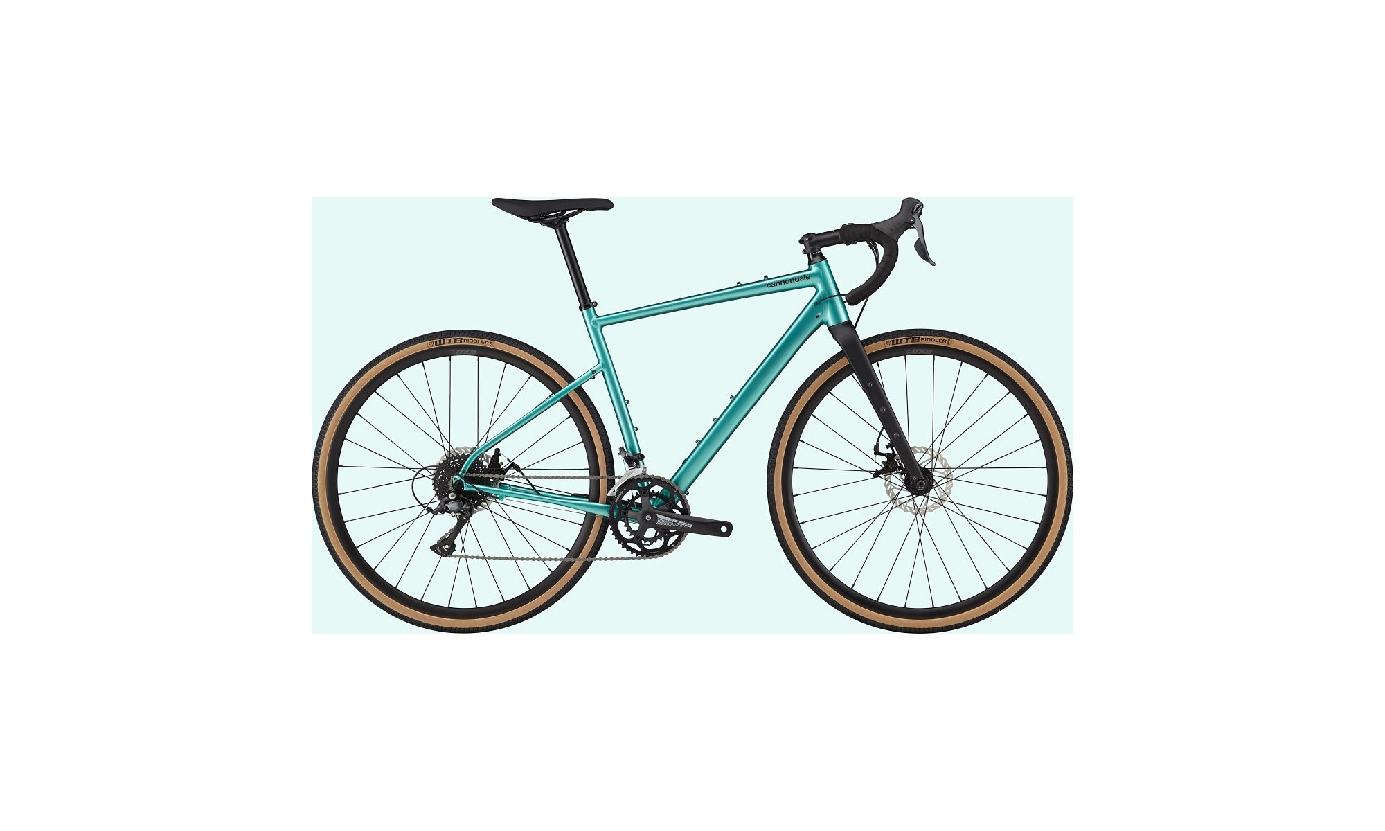 Bicycle Cannondale Topstone 3 turquoise 