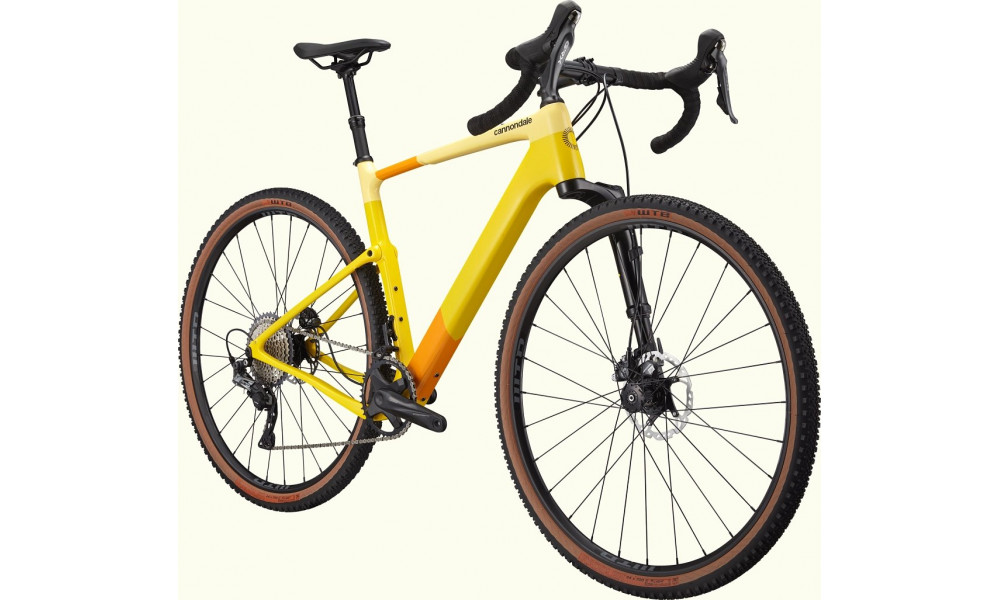 Bicycle Cannondale Topstone Carbon 2 Lefty laguna yellow-butter - 2